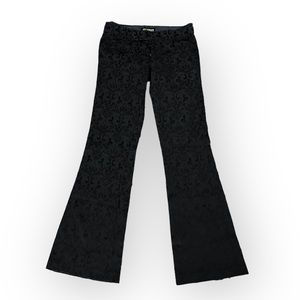 WORLD paisley print black pants